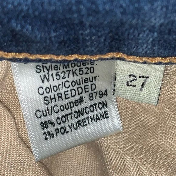 Rag & bone Shredded Zipper Skinny Capris Jeans sz 27 - Picture 11 of 11